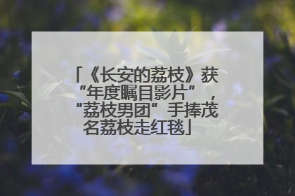 《长安的荔枝》获“年度瞩目影片”，“荔枝男团”手捧茂名荔枝走红毯