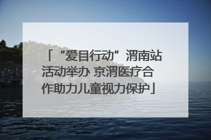 “爱目行动”渭南站活动举办 京渭医疗合作助力儿童视力保护