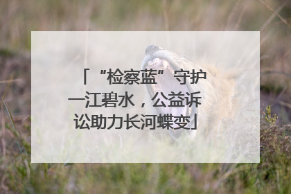 “检察蓝”守护一江碧水，公益诉讼助力长河蝶变