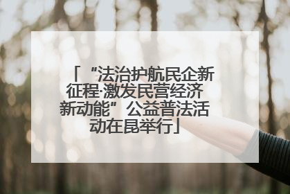 “法治护航民企新征程·激发民营经济新动能”公益普法活动在昆举行