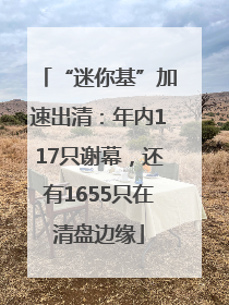 “迷你基”加速出清：年内117只谢幕，还有1655只在清盘边缘