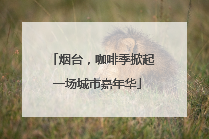 烟台，咖啡季掀起一场城市嘉年华