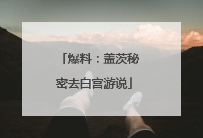 爆料：盖茨秘密去白宫游说