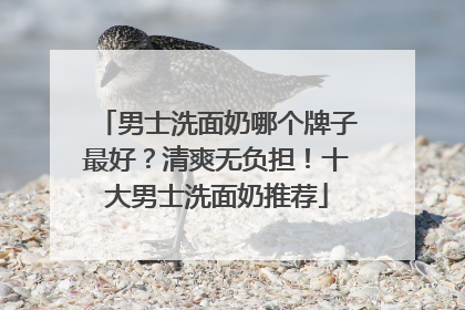男士洗面奶哪个牌子最好？清爽无负担！十大男士洗面奶推荐