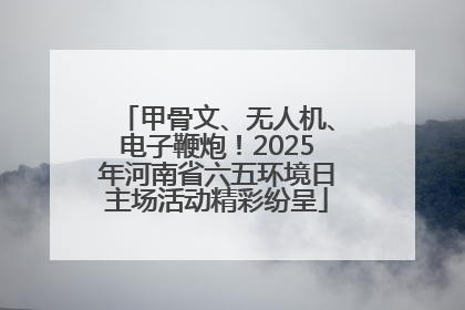 甲骨文、无人机、电子鞭炮！2025年河南省六五环境日主场活动精彩纷呈
