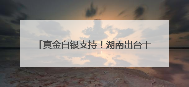 真金白银支持！湖南出台十项政策措施深化对德合作