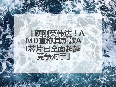 硬刚英伟达！AMD宣称其新款AI芯片已全面超越竞争对手