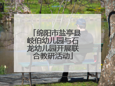 绵阳市盐亭县岐伯幼儿园与石龙幼儿园开展联合教研活动