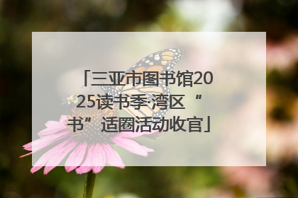 三亚市图书馆2025读书季·湾区“书”适圈活动收官
