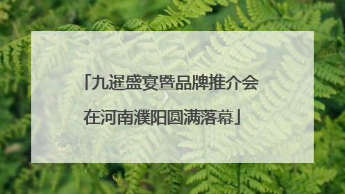 九暹盛宴暨品牌推介会在河南濮阳圆满落幕