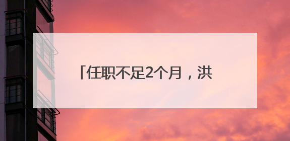 任职不足2个月，洪灏“闪辞”华福国际CEO，下一站已敲定