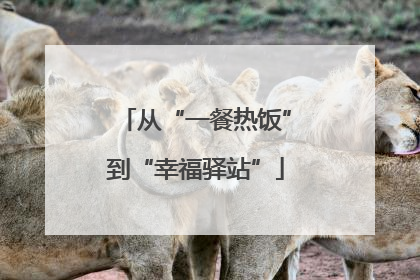 从“一餐热饭”到“幸福驿站”