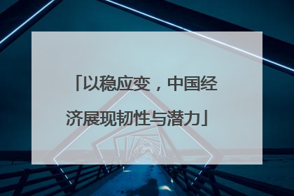 以稳应变，中国经济展现韧性与潜力