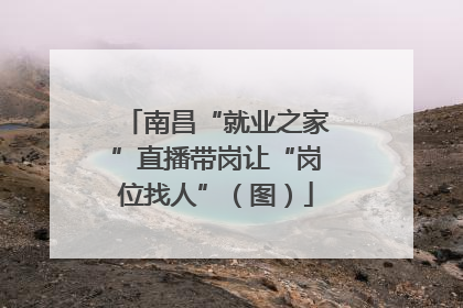 南昌“就业之家”直播带岗让“岗位找人”（图）