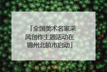 全国美术名家采风创作主题活动在锦州北镇市启动