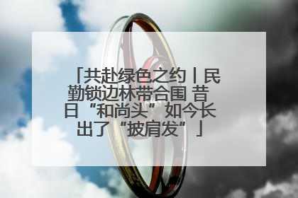 共赴绿色之约丨民勤锁边林带合围 昔日“和尚头”如今长出了“披肩发”