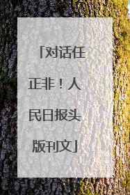 对话任正非！人民日报头版刊文