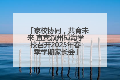 家校协同，共育未来 宜宾叙州樟海学校召开2025年春季学期家长会
