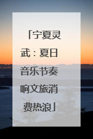 宁夏灵武：夏日音乐节奏响文旅消费热浪