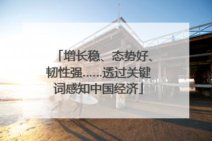 增长稳、态势好、韧性强……透过关键词感知中国经济
