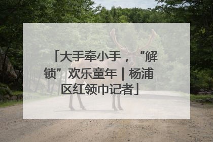 大手牵小手，“解锁”欢乐童年｜杨浦区红领巾记者