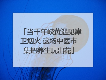 当千年岐黄遇见津卫烟火 这场中医市集把养生玩出花
