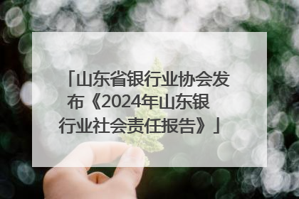 山东省银行业协会发布《2024年山东银行业社会责任报告》
