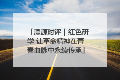 澧源时评｜红色研学 让革命精神在青春血脉中永续传承
