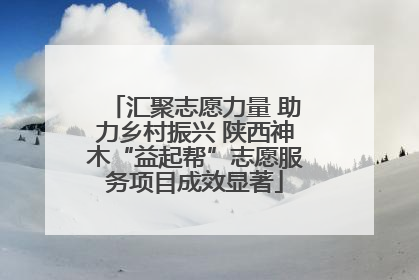 汇聚志愿力量 助力乡村振兴 陕西神木“益起帮”志愿服务项目成效显著