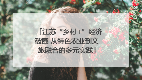 江苏“乡村+”经济破圈 从特色农业到文旅融合的多元实践