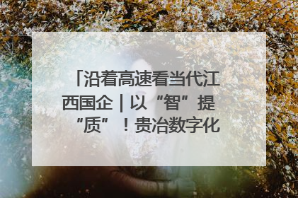 沿着高速看当代江西国企｜以“智”提“质”！贵冶数字化转型迈出新步伐