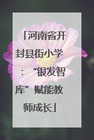 河南省开封县街小学：“银发智库”赋能教师成长