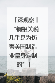 深观察丨“钢铝关税几乎是为伤害美国制造业量身定制的”
