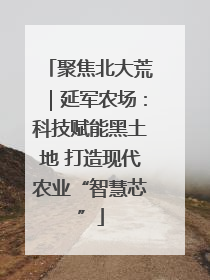 聚焦北大荒｜延军农场：科技赋能黑土地 打造现代农业“智慧芯”