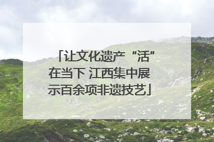 让文化遗产“活”在当下 江西集中展示百余项非遗技艺