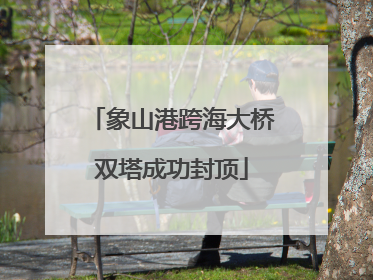 象山港跨海大桥双塔成功封顶