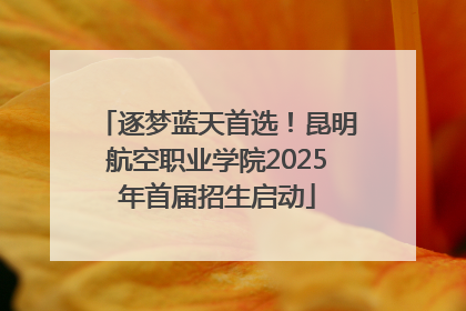 逐梦蓝天首选！昆明航空职业学院2025年首届招生启动