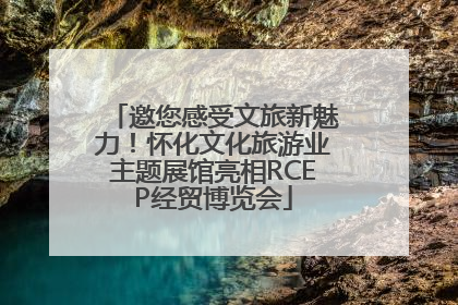 邀您感受文旅新魅力！怀化文化旅游业主题展馆亮相RCEP经贸博览会