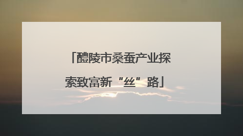 醴陵市桑蚕产业探索致富新“丝”路