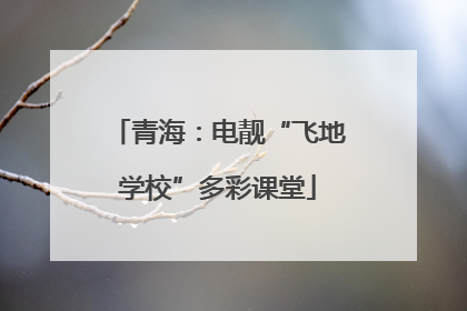 青海：电靓“飞地学校”多彩课堂