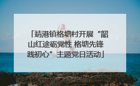 靖港镇格塘村开展“韶山红途砺党性 格塘先锋践初心”主题党日活动