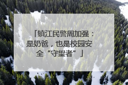 镇江民警周加强：是奶爸，也是校园安全“守望者”