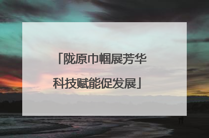 陇原巾帼展芳华 科技赋能促发展
