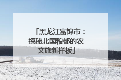 黑龙江富锦市：探秘北国粮都的农文旅新样板