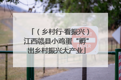 （乡村行·看振兴）江西赣县小鸡蛋“孵”出乡村振兴大产业