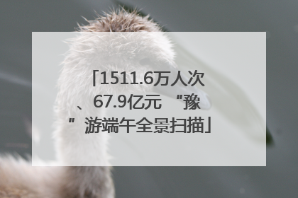 1511.6万人次、67.9亿元 “豫”游端午全景扫描