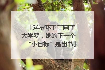 54岁环卫工圆了大学梦，她的下一个“小目标”是出书