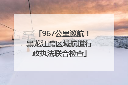 967公里巡航！黑龙江跨区域航道行政执法联合检查